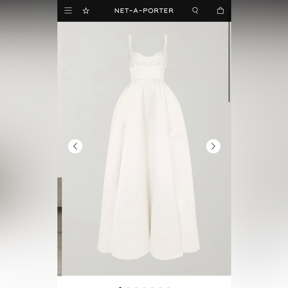 EMILIA WICKSTEAD
Diamond duchesse-satin gown

$5,775
